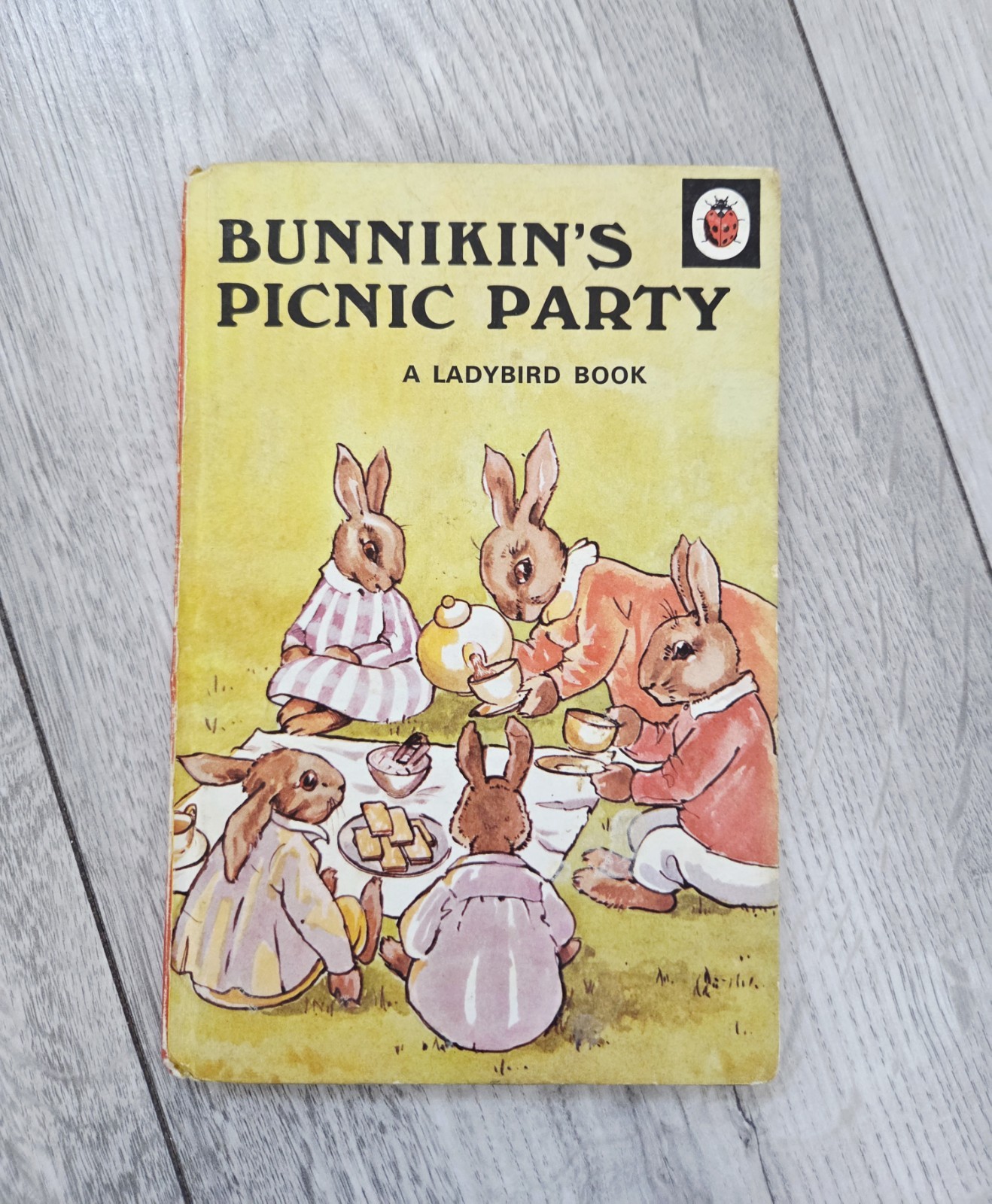 Bunnikin’s Picnic Party Ladybird Book Series 401 – A J MacGregor – Vintage HB