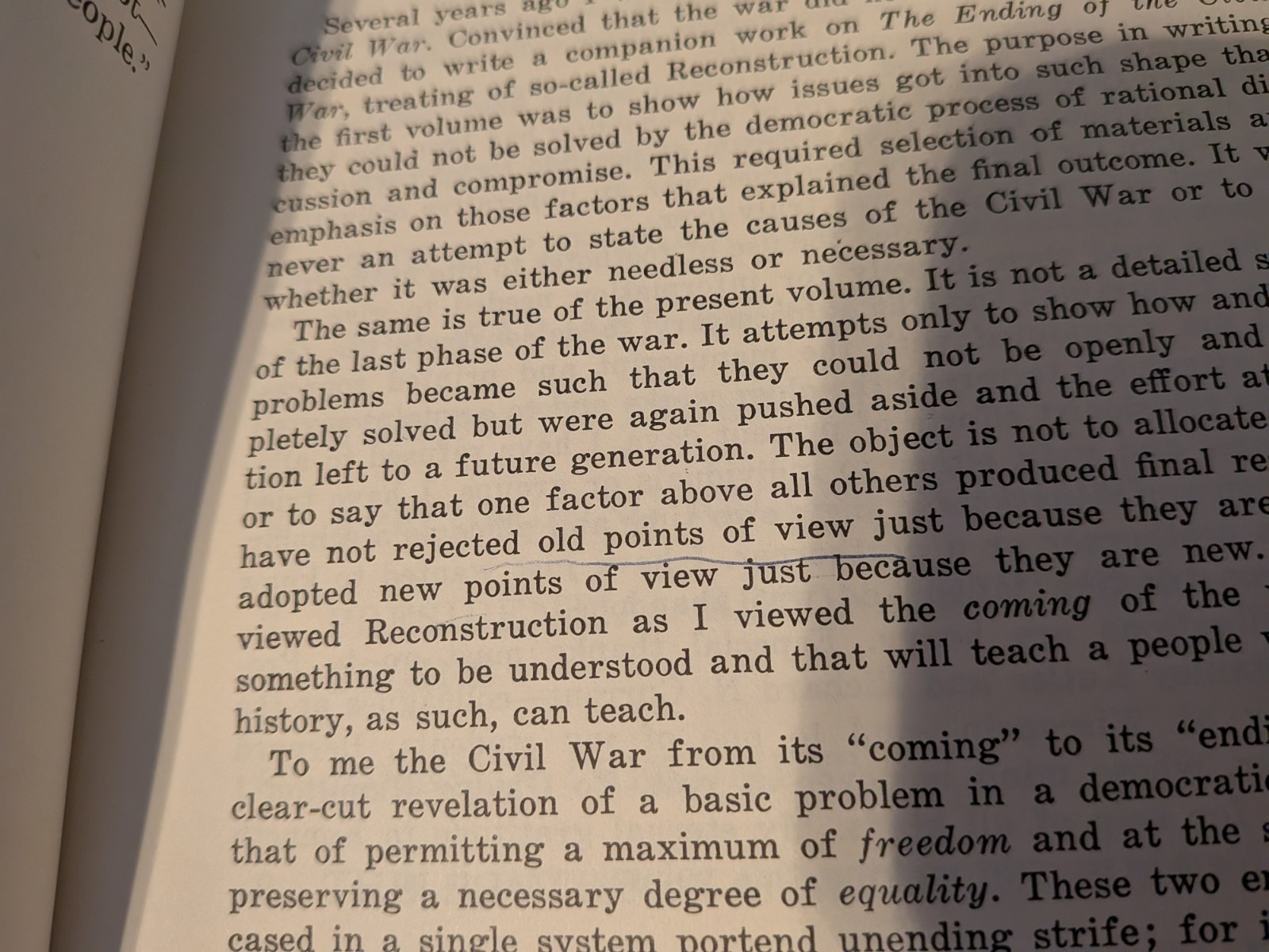 Reconstruction: The Ending of the Civil War– Avery Craven (Holt, 1969 Paperback)