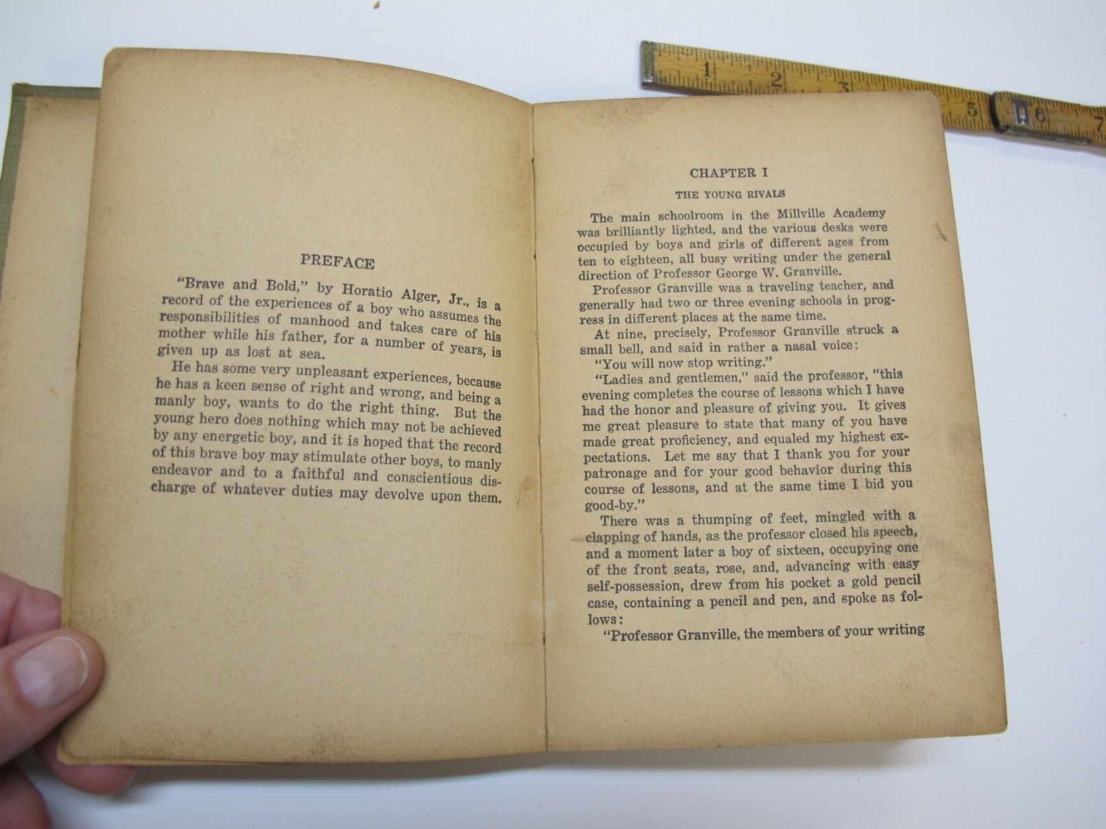 Brave and Bold, Horatio Alger Jr, Goldsmith Publishing Co