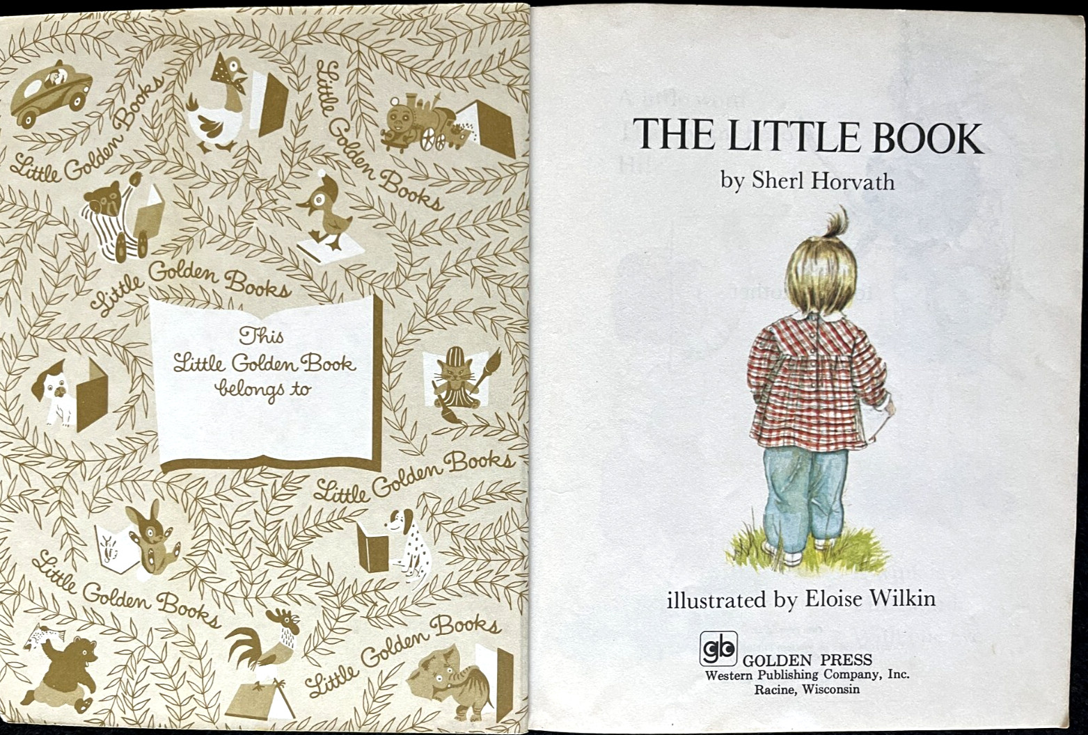 LITTLE BOOK, BUSY TIMMY, DRUM ~ vintage Eloise Wilkin Little Golden Book set