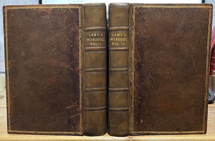 1728 Lamy ‚Biblical Apparatus, Introduction To Scriptures.‘ 30 PLATES. BINDINGS