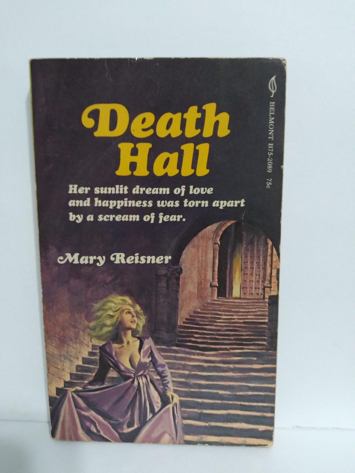 DEATH HALL By Mary Reisner Horror Belmont 1971 Vintage Paperback Book VTG *READ*