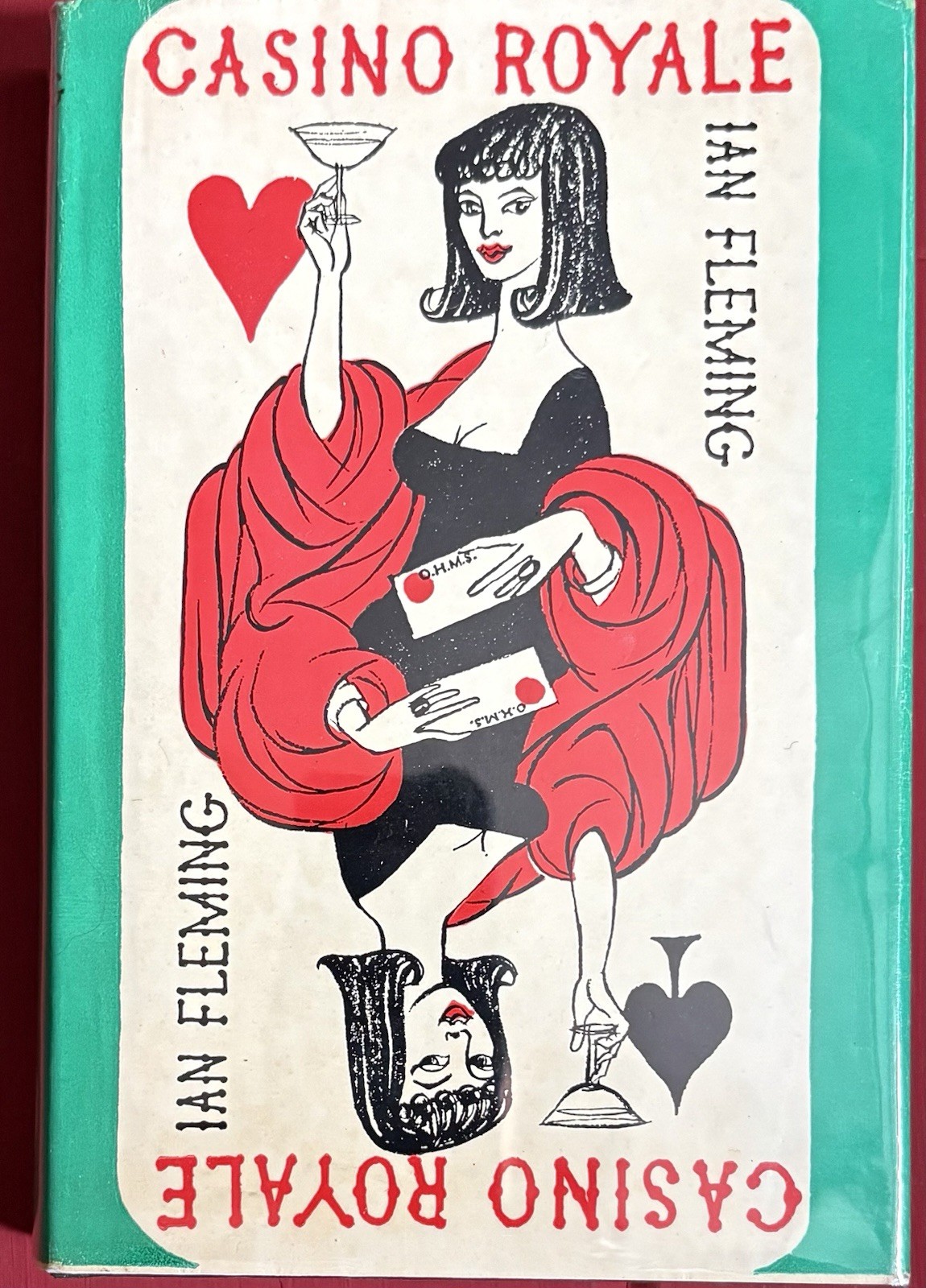 Casino Royale – Ian Fleming 1965 Ninth Printing Jonathan Cape UK Hardcover RARE