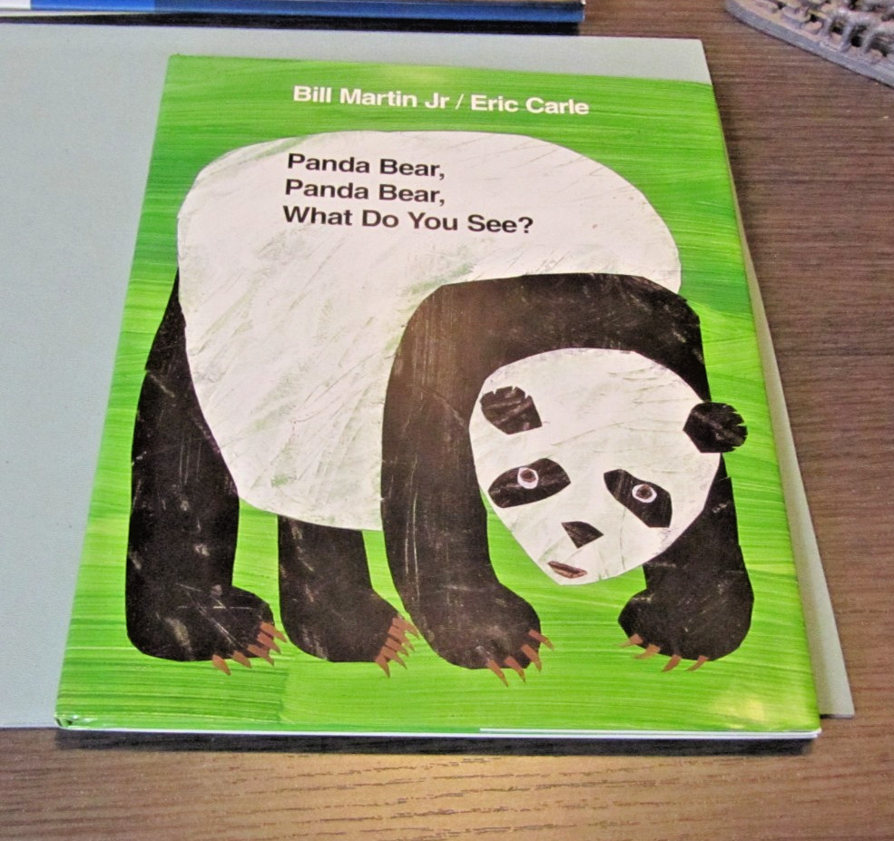 Panda Bear Panda Bear What Do You See? Eric Carle 2003 HCDJ Signed 1st Edition