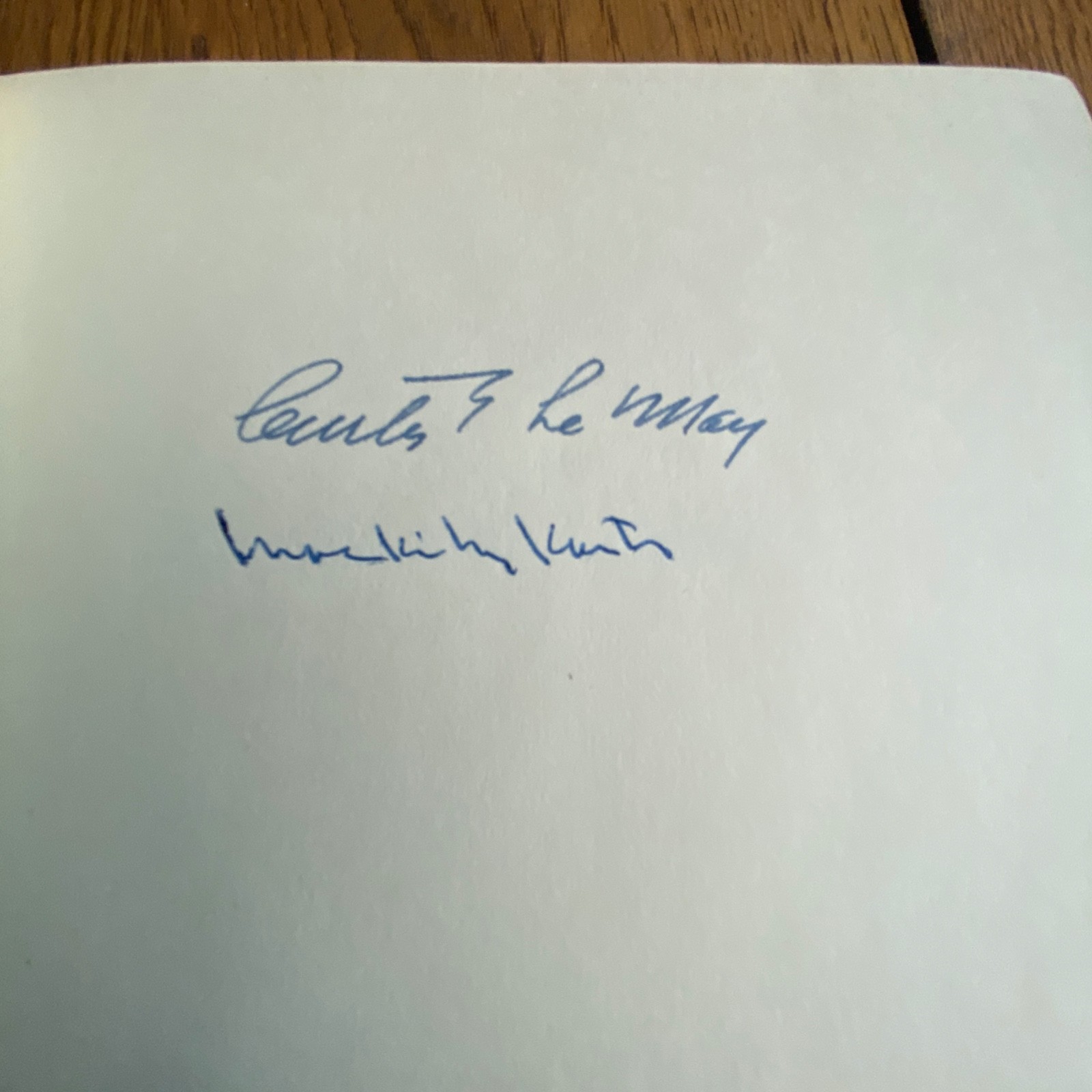 Mission With LeMay My Story by General Curtis E. LeMay Hardcover 1965 SIGNED