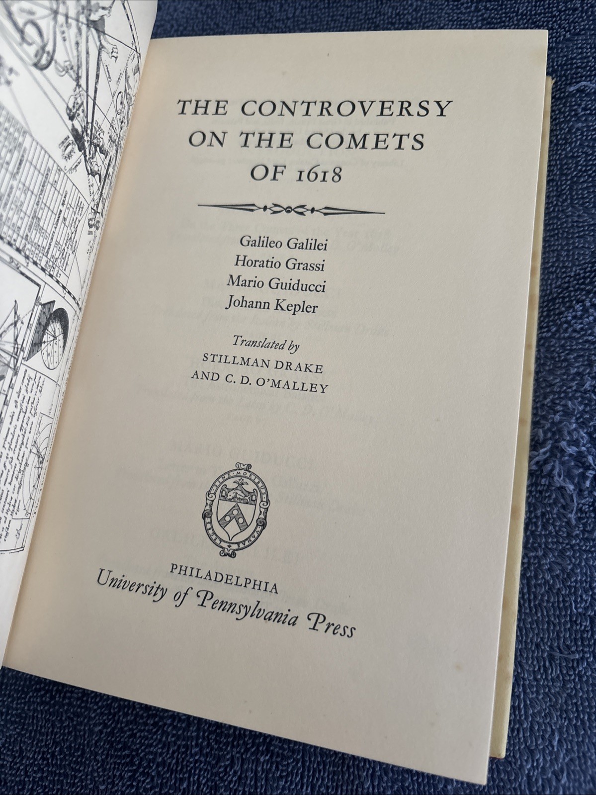 Galileo Galilei Grassi Controversy on the Comets of 1618 Hardcover Drake