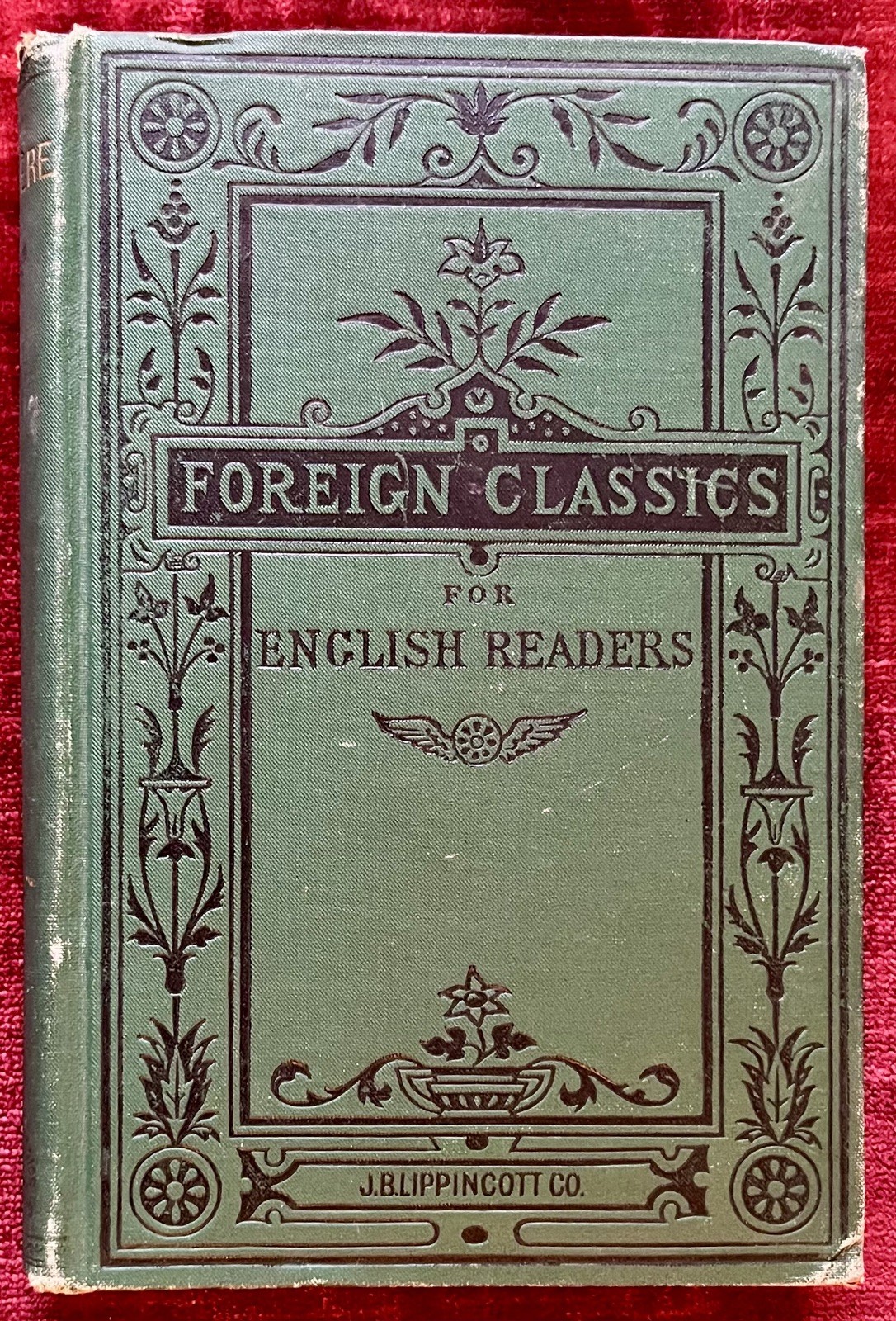 Antique Book Moliere Mrs Oliphant F Tavener Foreign Classics for English Readers