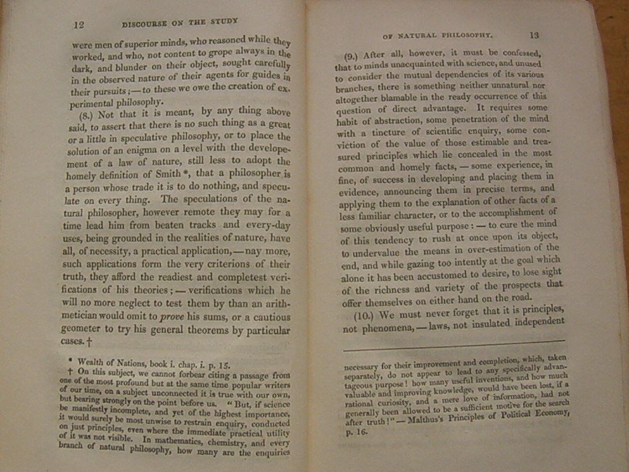 A Preliminary Discourse on the Study of Natural Philosophy – Herschel 1831 RARE