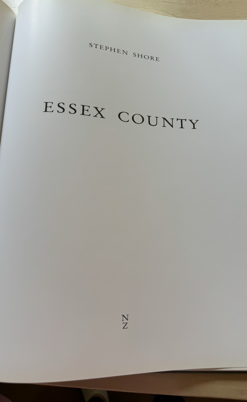 Stephen Shore: Essex County, 1st Edition, Signed, As New, Nazraeli Press, 2006