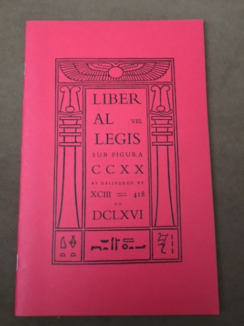 Book of the Law Liber Al vel Legis Aleister Crowley Out of Print Cornelius