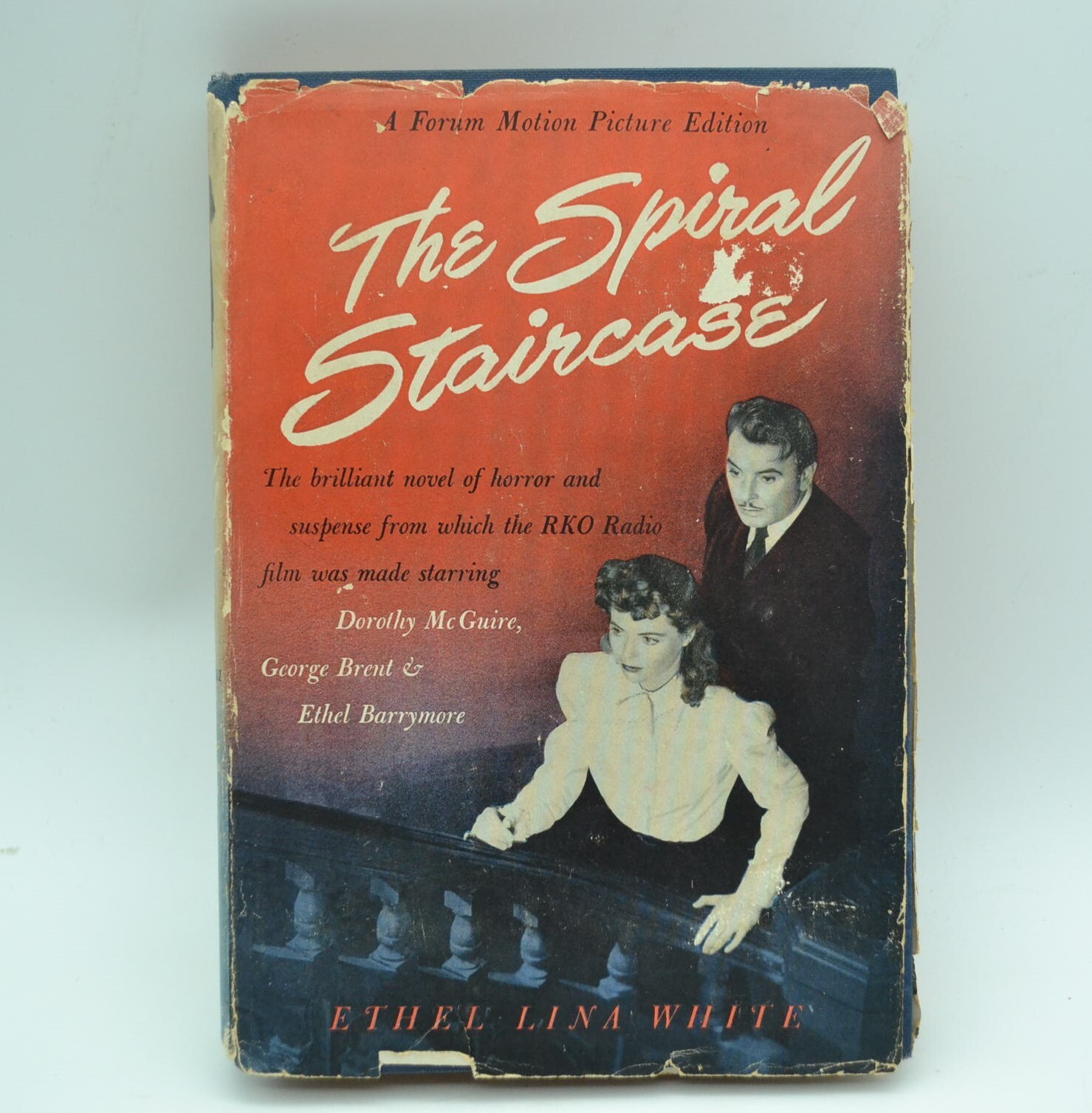 The Spiral Staircase, Hardcover, 1946, Motion Picture Edition, Ethel Lina White