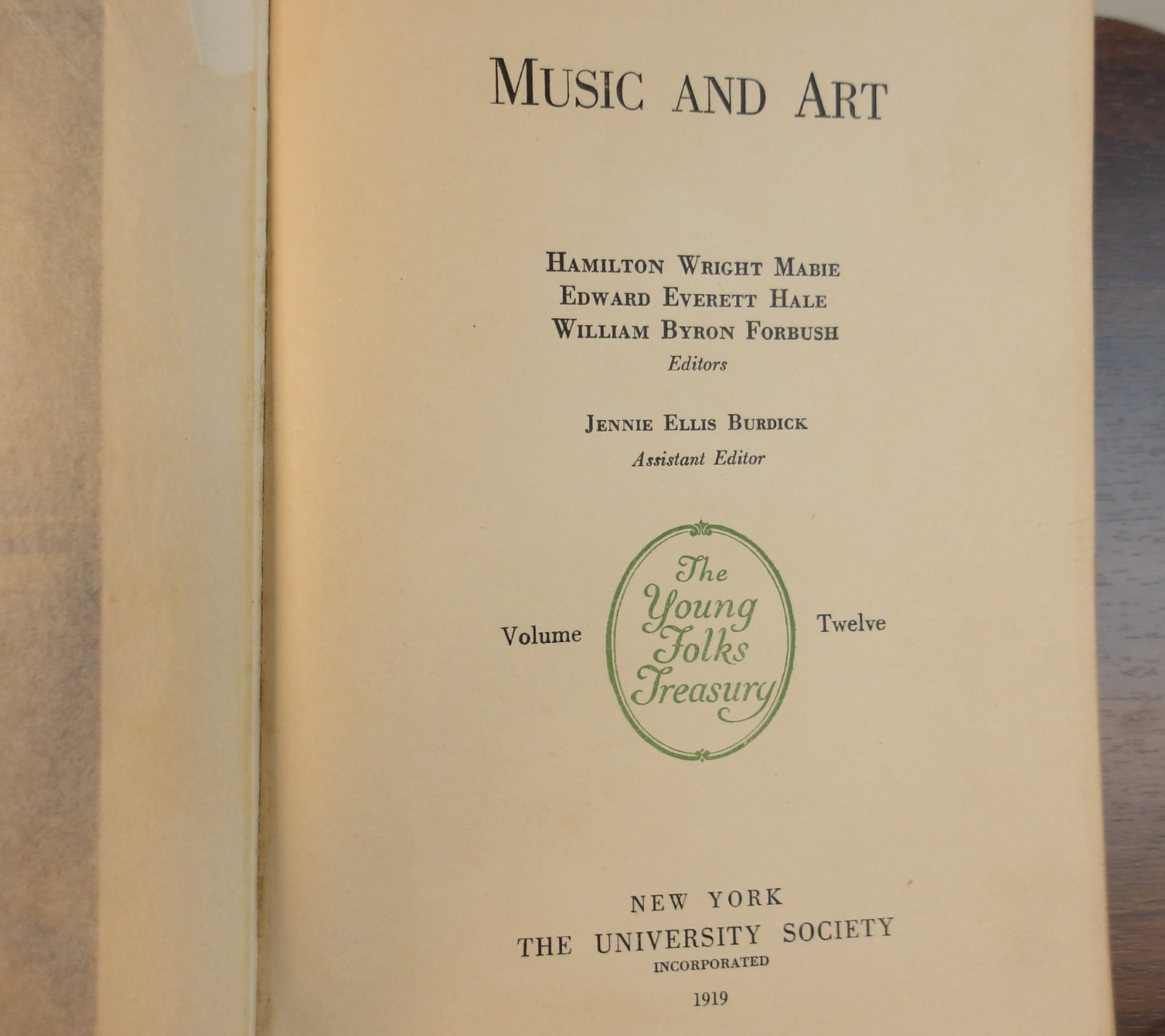 Young Folks’ Treasury 1919 Complete 12 Vol Set Illustrated University Society
