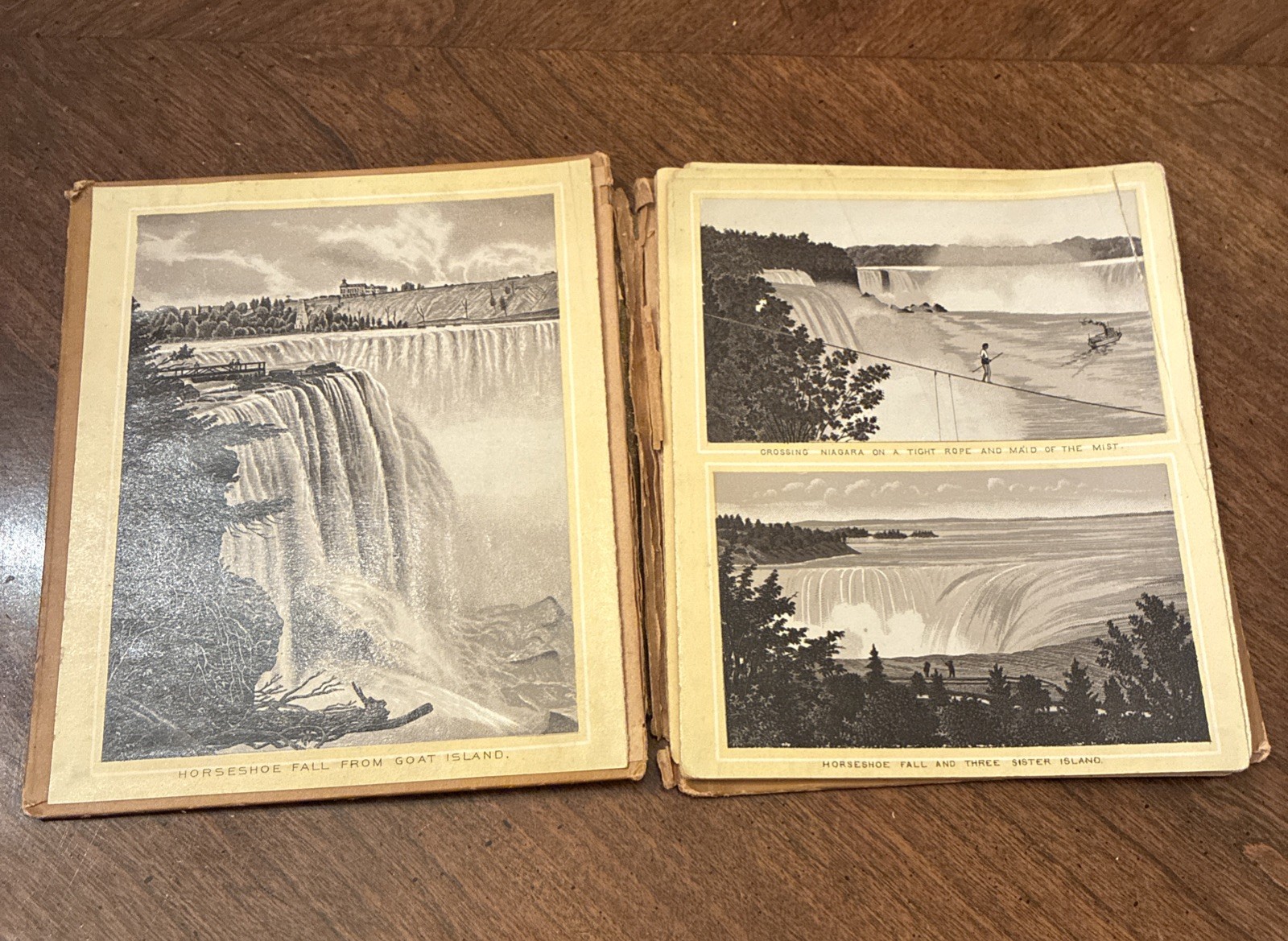 SHELDON & HAWLEYS ILLUSTRATED GUIDE TO NIAGARA FALLS & SOUVENIR BOOK