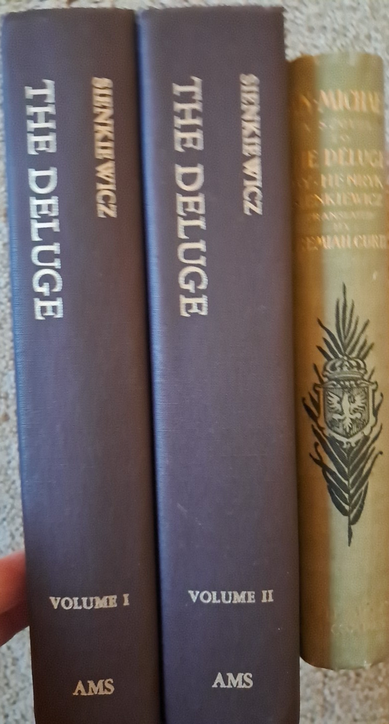 Henry K. Sienkiewicz The Deluge Vol. 1 & 2 1971 and Pan Michael 1898