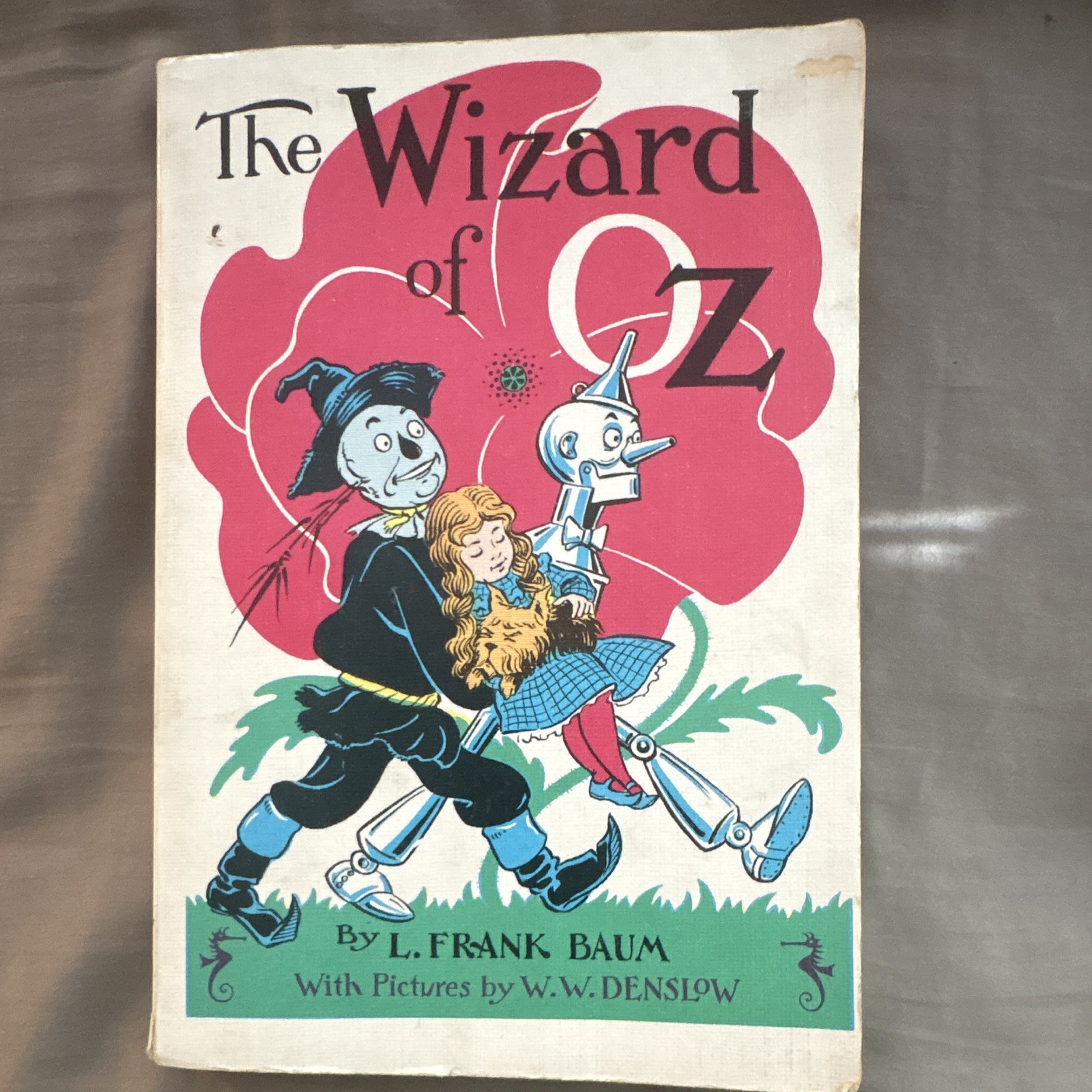 L. Frank Baum The Wizard of Oz Hardcover Illustrated W.W. Denslow 1956