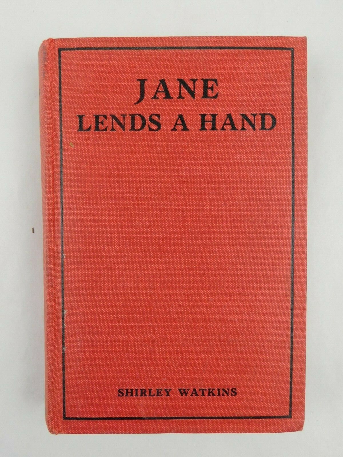 Jane Lends A Hand by Shirley Watkins 1923 Goldsmith Publishing Co Vintage Book