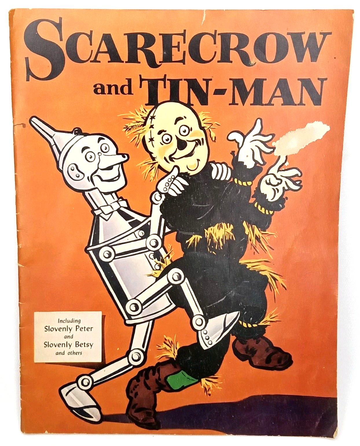 Antique 1946 Children’s Book Scarecrow And Tin-Man By W. W. Denslow New Arrival