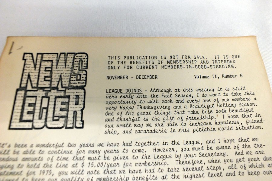 Vtg 1975 The League News Letter Gay Erotica Photo New York Club Vol 2 No 6