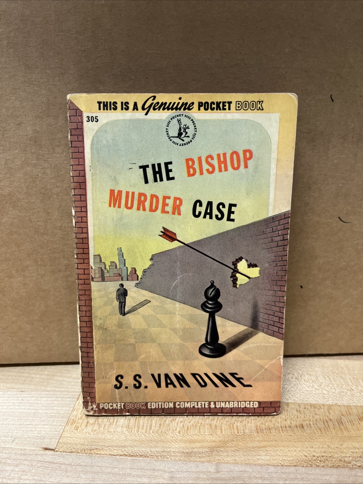 The Bishop Murder Case, S. S. Van Dine. 1945 Pocket Books 305 Box 269