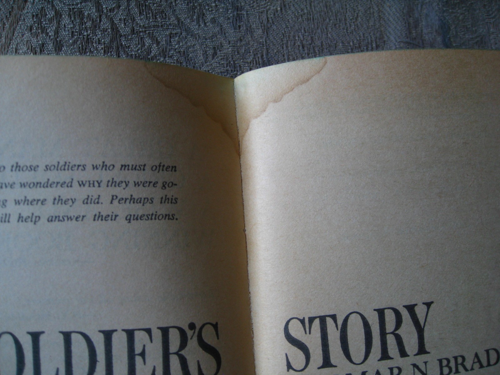 Omar N. Bradley – A Soldier’s Story – 1951 – paperback