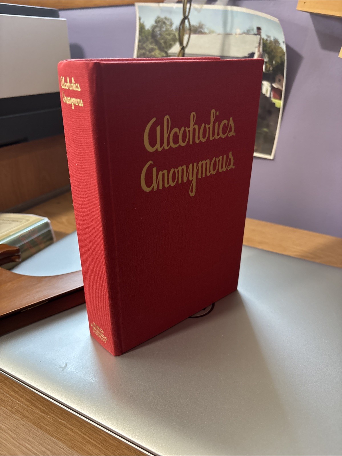 AA ALCOHOLICS ANONYMOUS LTD EDITION Pathway to a Cure BIG BOOK Cover NUMBERED