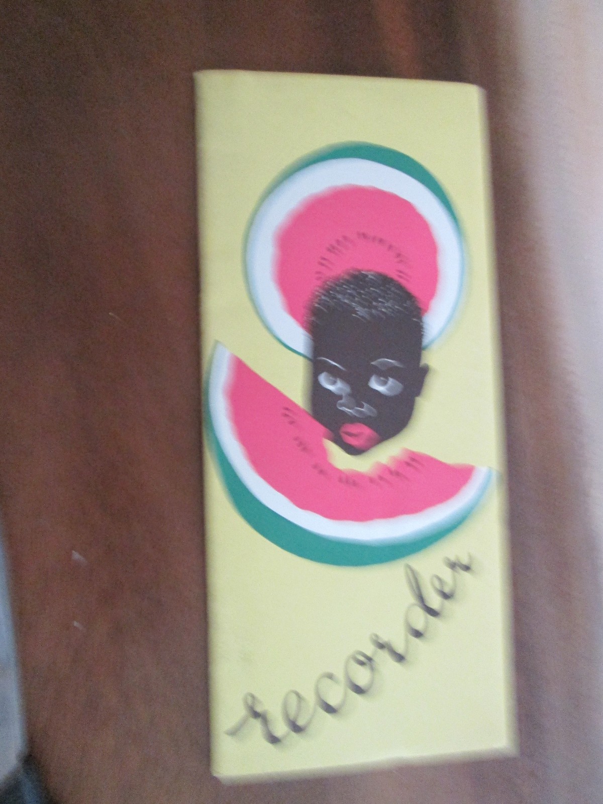 Vintage pamphlet with an Racist cover illustration 1944