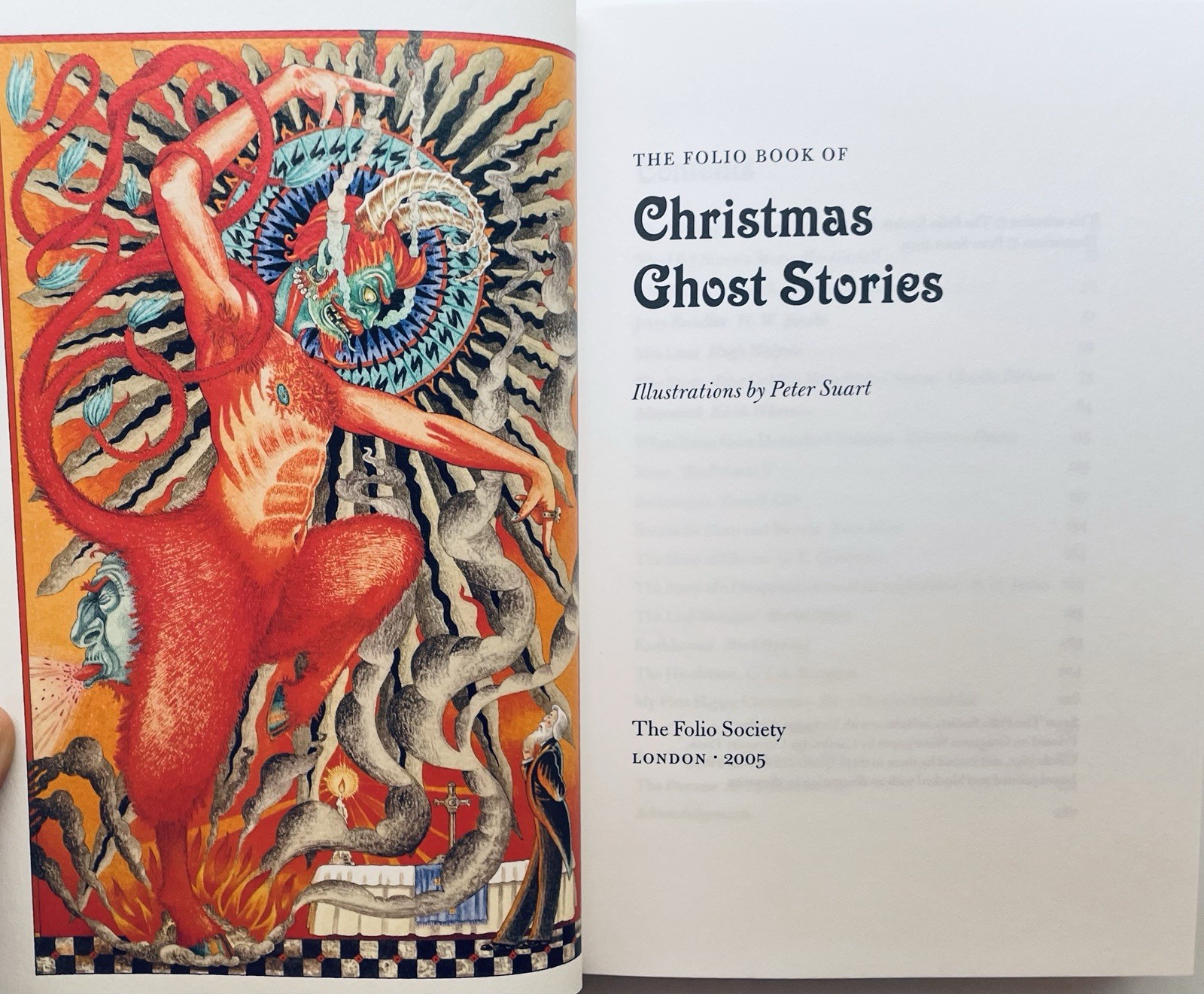 Folio Society Christmas Ghost Stories 2005 Illustrated Peter Suart HC SlipcaseLN