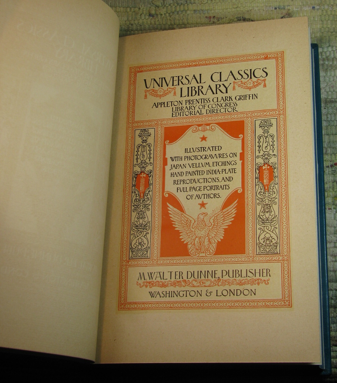 CONVERSATIONS WITH ECKERMANN GOETHE 1901 UNIVERSAL CLASSICS LIBRARY DUNNE Rare