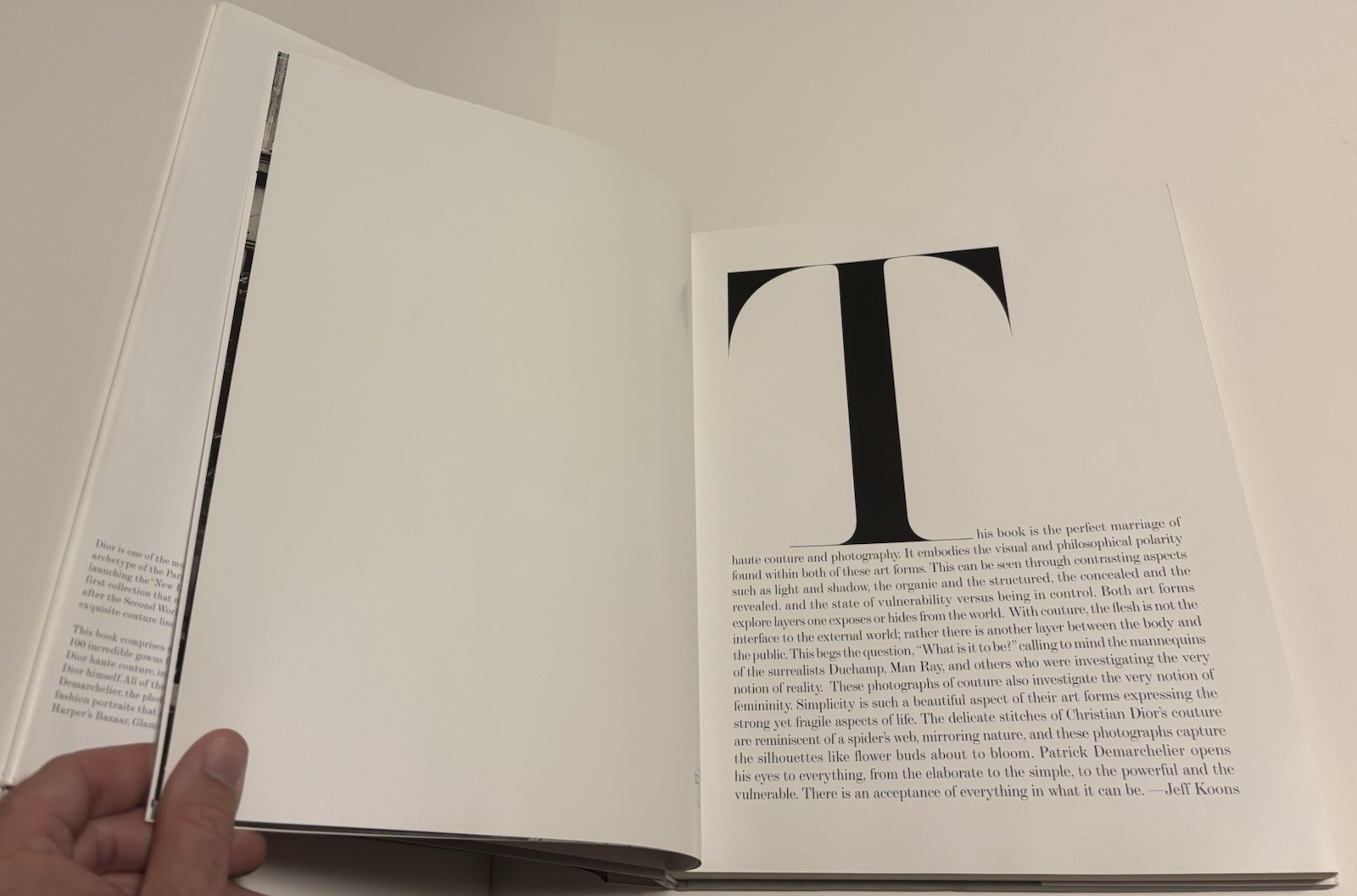OVERSIZED Dior Couture Patrick Demarchelier Hardcover Book DJ High Fashion