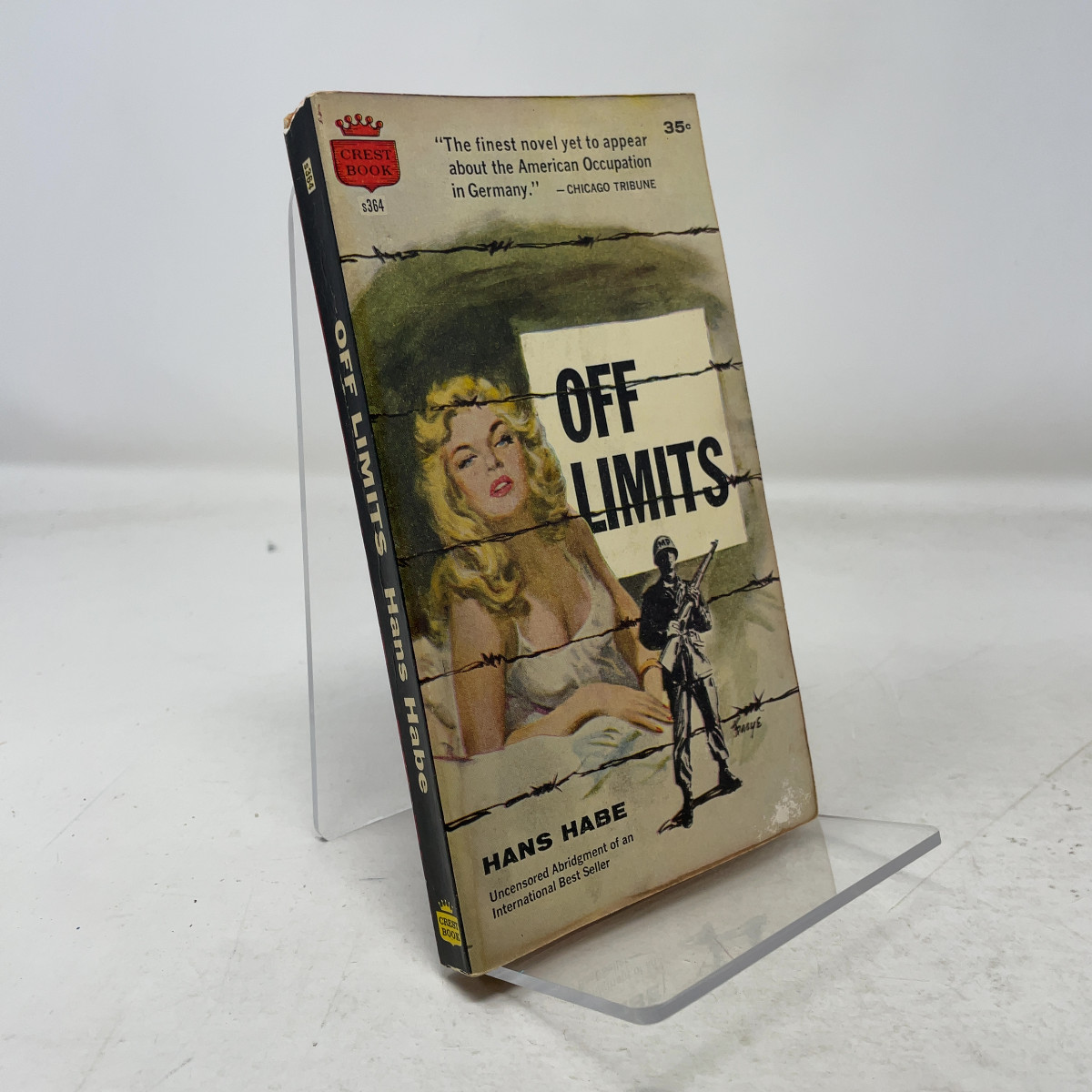 Off Limits by Hans Habe PB First Edition Very Good 1960