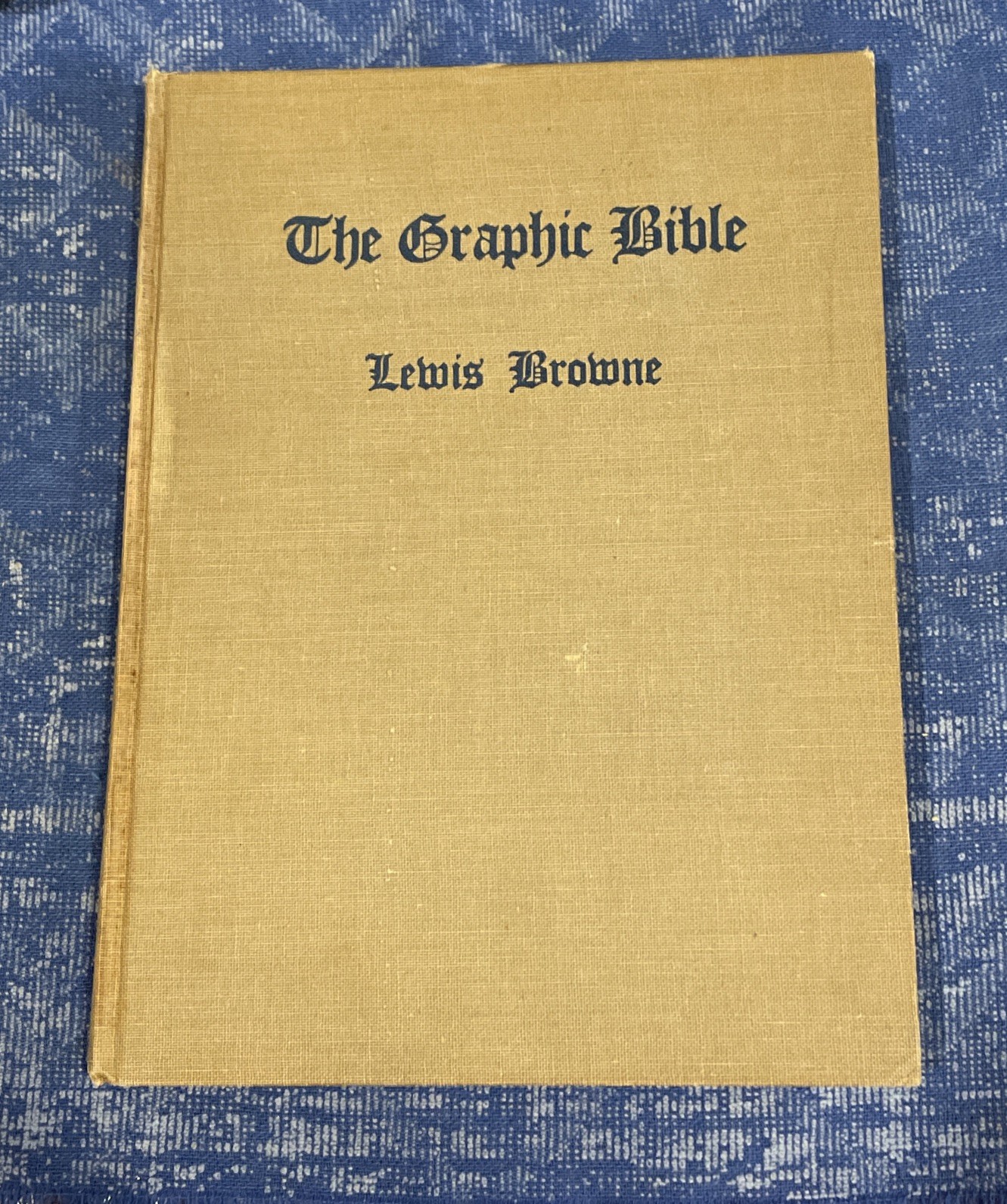 The Graphic Bible Lewis Browne 1951 Illustrated Maps Genesis-Revelations Unique