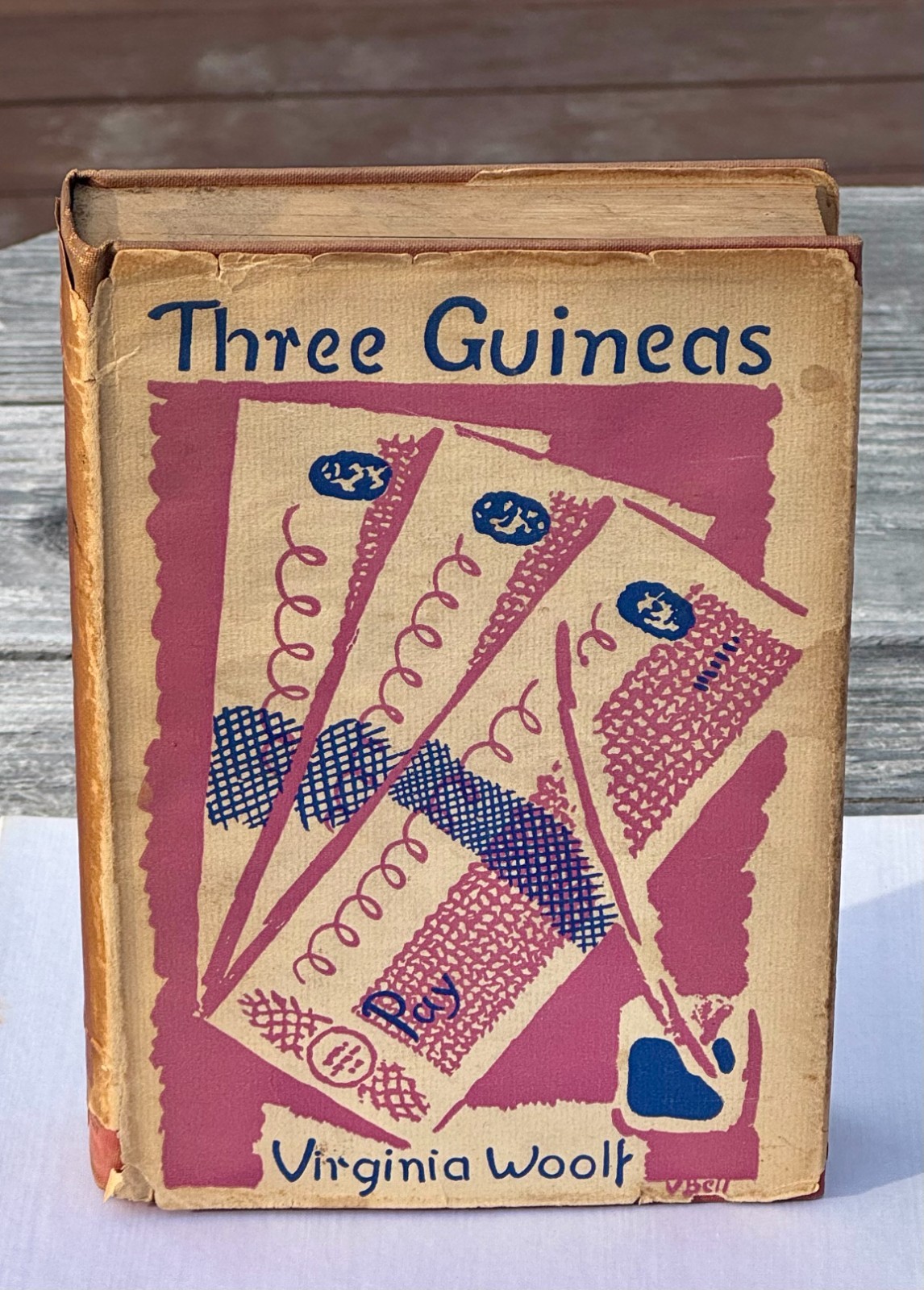Virginia Woolf Three Guineas 1938 First American Edition Harcourt Brace Original