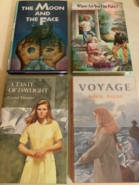 25 Teen Young Adult Hardcover Books 1980s Atheneum Unread Condition w/ Jackets