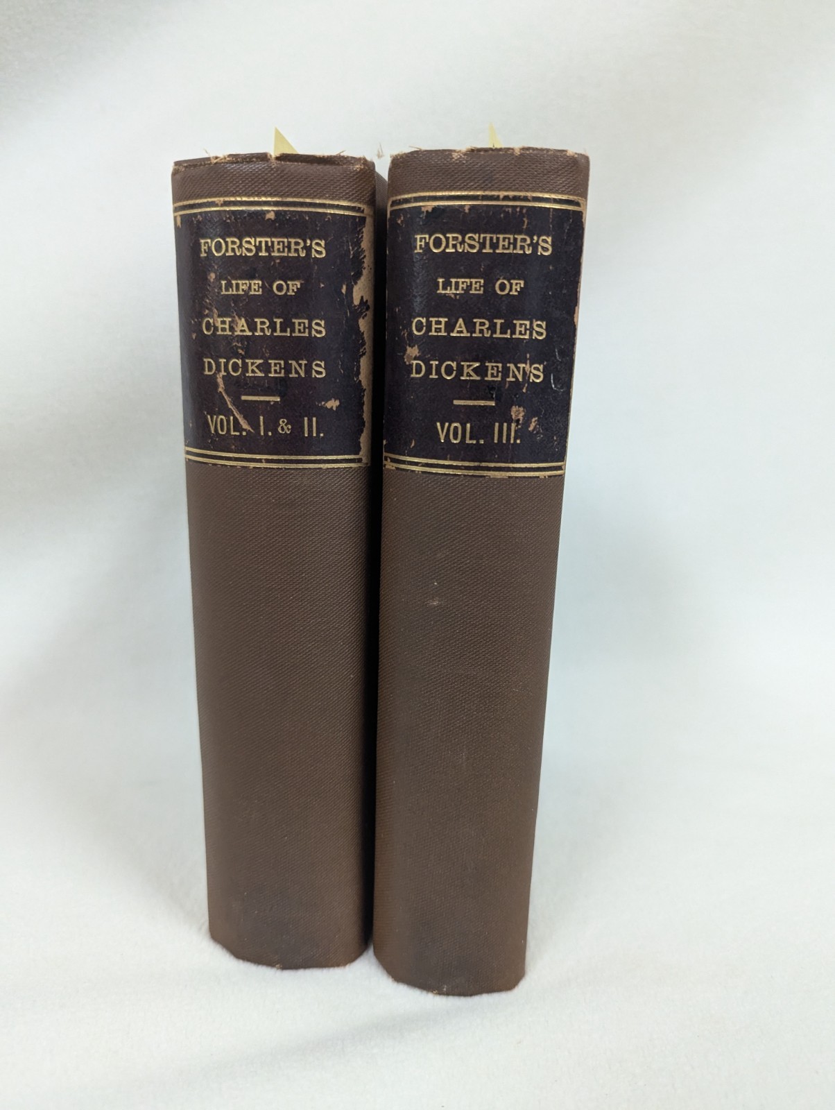 Antique 1886 HC ~ John Forster ~ Life of Charles Dickens Vol I, II, and III