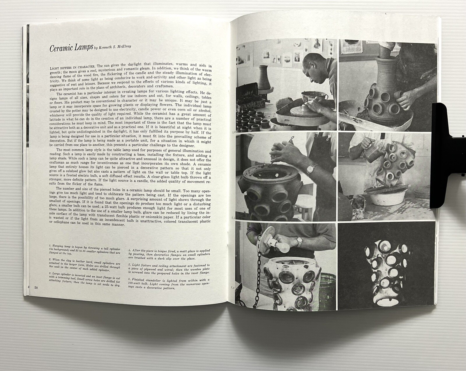 Potter’s Wheel Projects by Ceramics Monthly Pottery Projects SC 1968