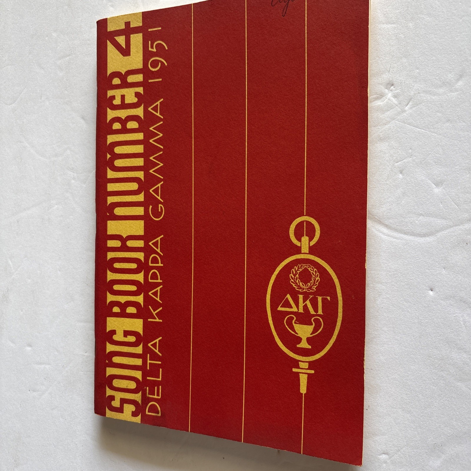 Delta Kappa Gamma 1951 Song Book Number 4 – Softcover Vintage – 96 Pages