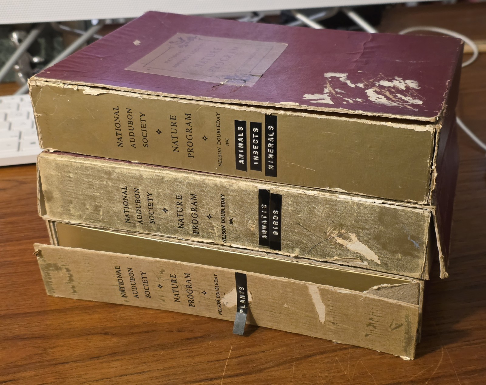 „National Audubon Society Nature Program“ 3 Boxes, 17 Books