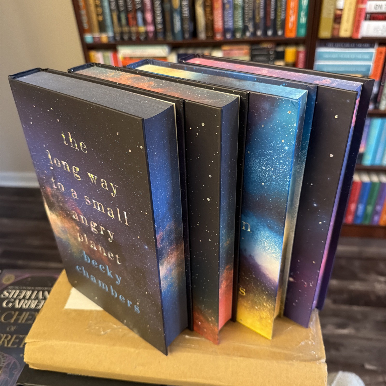 Wayfarer Series by Becky Chambers SIGNED Illumicrate Exclusive Hardcovers