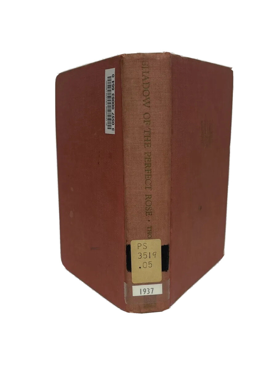 Thomas S Jones Jr. / Shadow of the Perfect Rose 1st Edition 1937