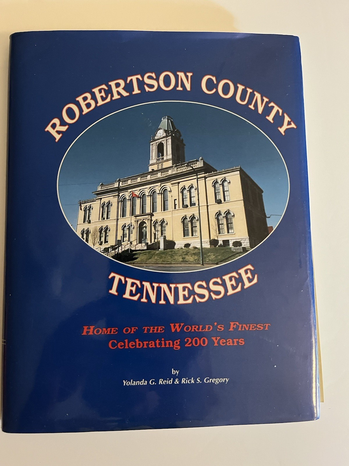 Robertson County Tennessee TN History Book Genealogy Signed 1996 Ltd Edition(Y35