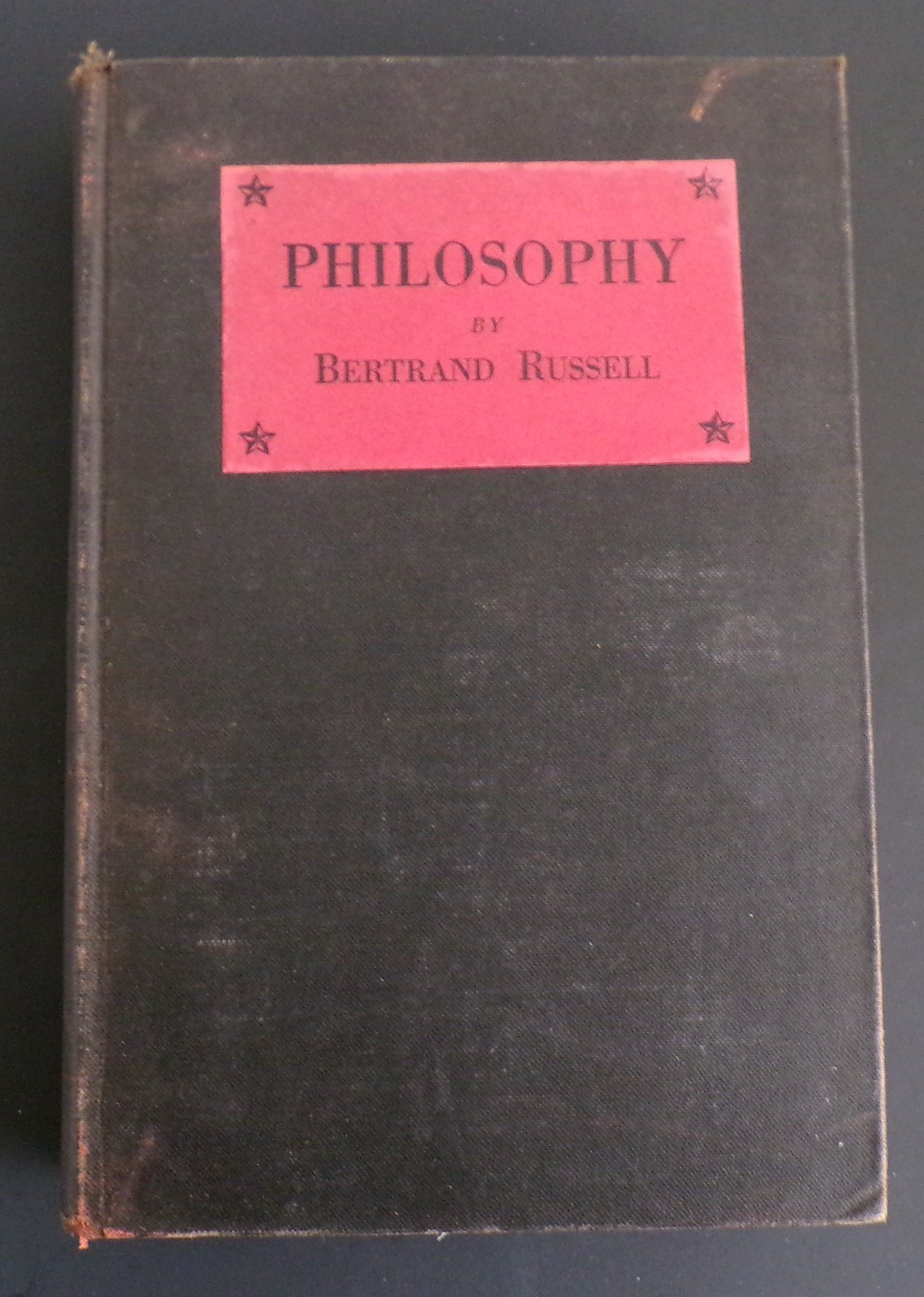 1st ed 1st print 1927 Philosophy by Bertrand Russell