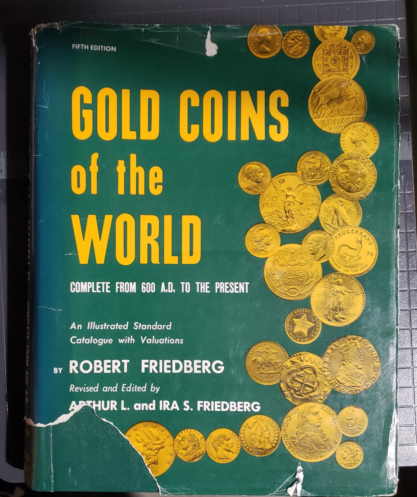 1980 Robert Friedberg GOLD COINS OF THE WORLD 5th EDITION 600 AD To Present