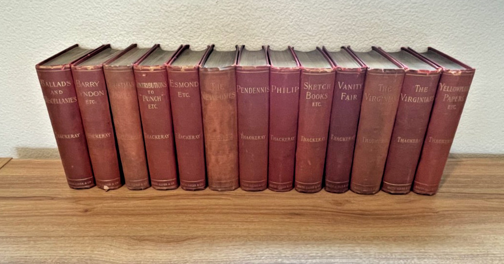 Works of WILLIAM MAKEPEACE THACKERAY, 1898-1905, 13-Book Set, Smith, Elder & Co.