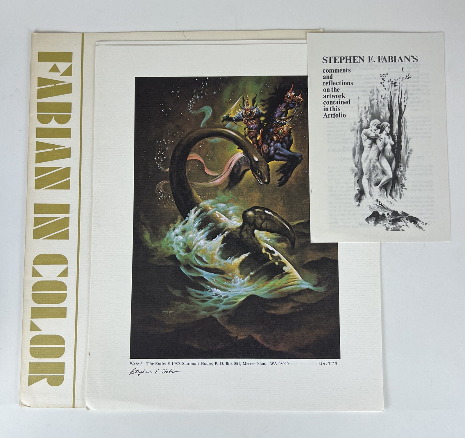 Stephen E Fabian / Fabian in Color Signed 1st Edition 1980