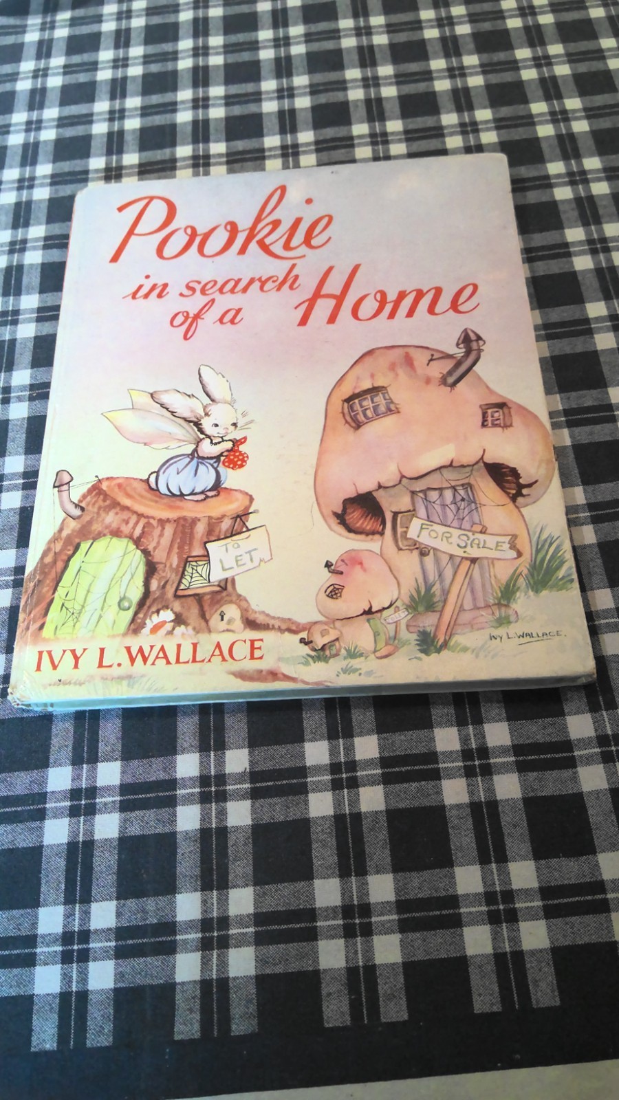 “Pookie in Search of a Home” By Ivy L Wallace Vintage 1955 Book HB Illustrated