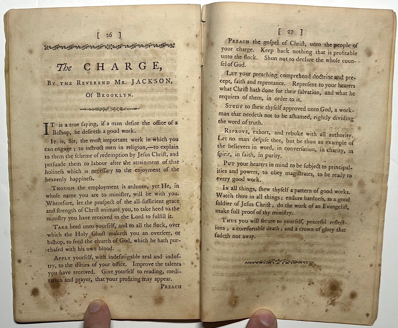 1789 SERMON INSTALLATION JEDIDIAH MORSE CHARLESTOWN BELKNAP HISTORIC 1ST ED RARE