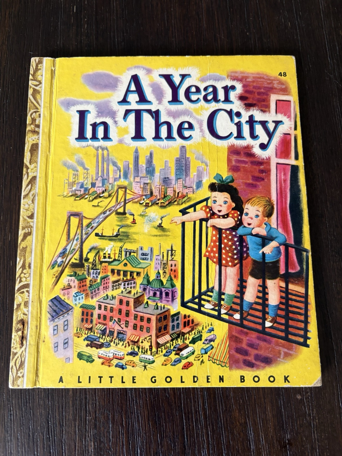A Year In The City, A Little Golden Book, 1948 “Unstated” First Edition