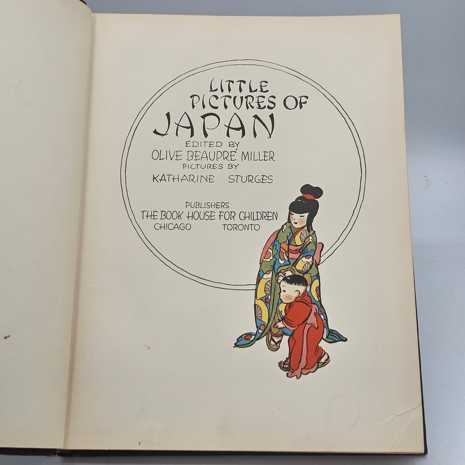 Little Pictures of Japan Olive Miller 1925 HC Illustrated My Travelship