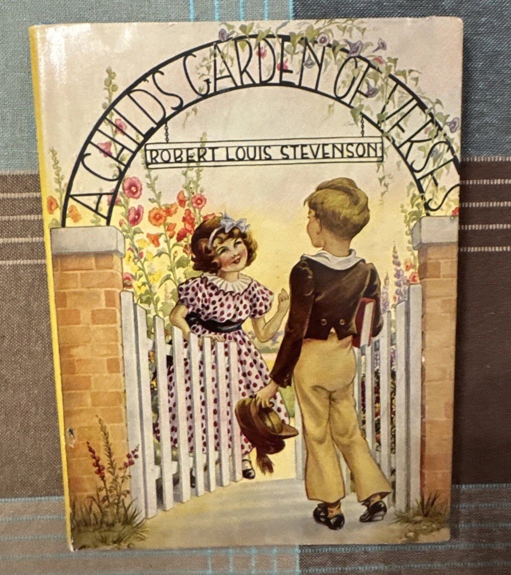 A Child’s Garden of Verses Robert Louis Stevenson Color Plates Eulalie HB 1932