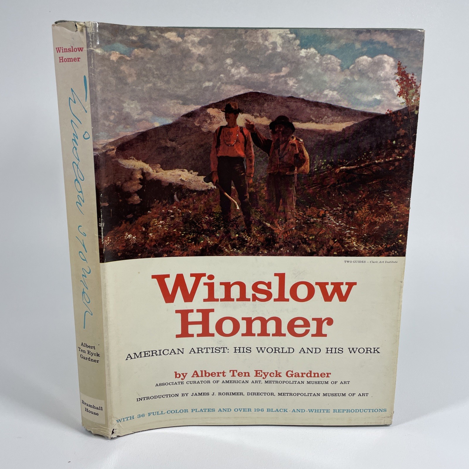 Winslow Homer Albert Ten Eyck Gardner Art Book 60s Early Print HC DJ